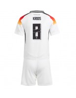 Německo Toni Kroos #8 Domácí dres pro děti ME 2024 Krátký Rukáv (+ trenýrky)